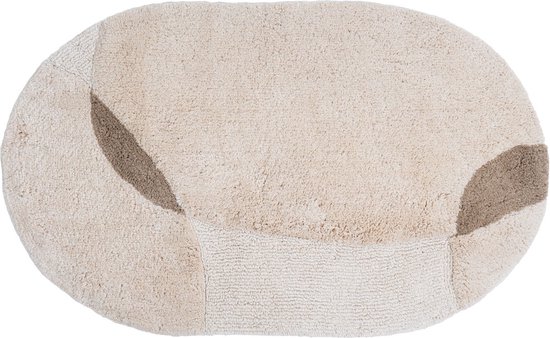 Badmat Bink - Crème Ovale 60 x 100 cm