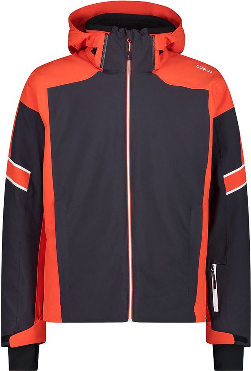 Zip Hood Wintersportjas Heren Antracite Grijs