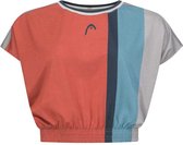 Head Racket Padel Crop T-shirt Met Korte Mouwen Oranje M Vrouw