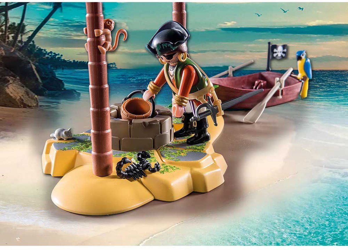 Playmobil Bateau De Crâne De Pirate 70411 Multicolore