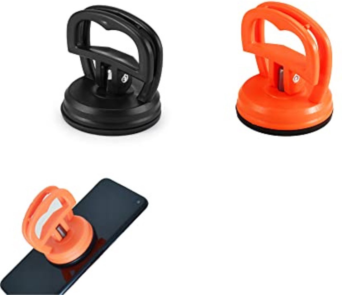 3 stuks zuignapset deuken auto uittrekken zuiglifter heavy duty zuignappen deuken reparatieset auto vacuümzuiger voor deuken van de auto, LCD-display diverser, openingsgereedschap