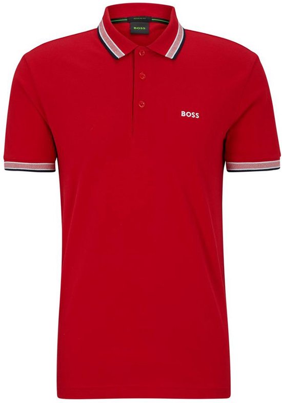 BOSS Green Polo manches courtes Rouge Paddy 10241663 01 50468983/612