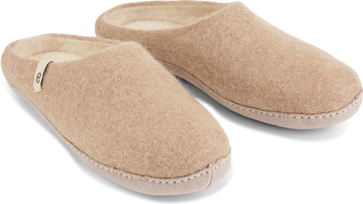 Egos Copenhagen | Dames | Sloffen | Slipper Beige | Maat 41