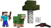 Minecraft Overworld Noob Adventure Pack - Figuren - Accessoires - Papieren Blokken - Leeftijd 6+
