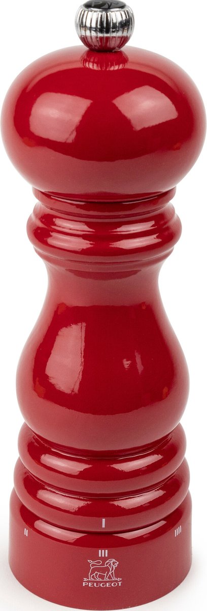 Peugeot handmatige houten pepermolen - u'Select, 18 cm, passie rood glans