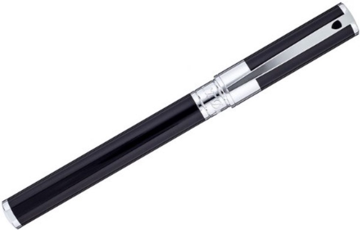 S.T. DUPONT D-Initial Black & Chrome Vulpen