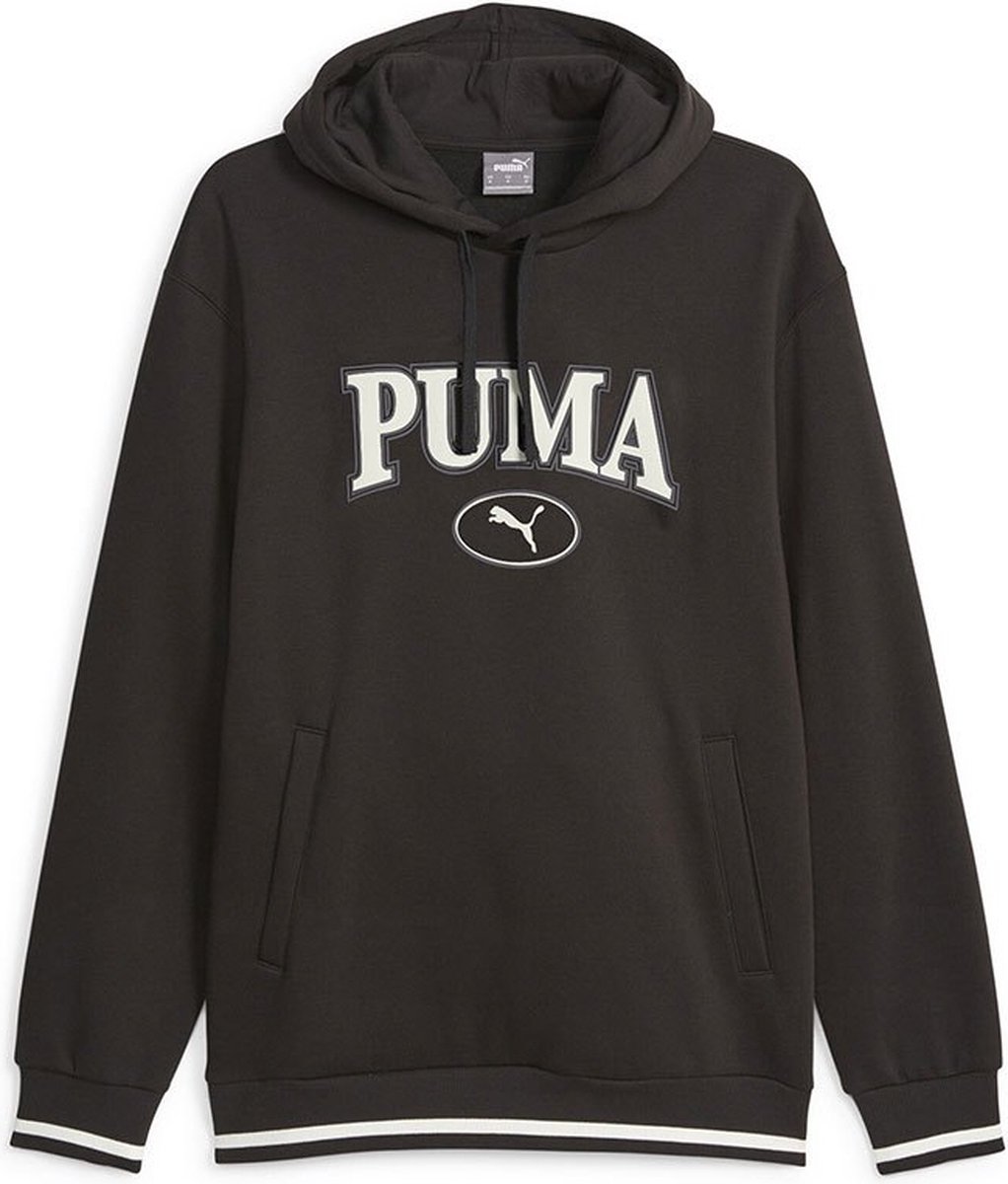 Puma Squad Fl Hoodie S Man Zwart