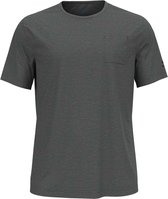Odlo Crew Ascent 365 T-shirt Met Korte Mouwen Grijs M Man