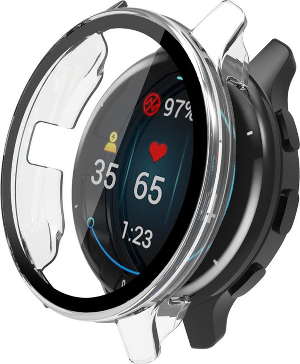 Watch case screenprotector - hoesje - geschikt voor Garmin Venu 2S - transparant