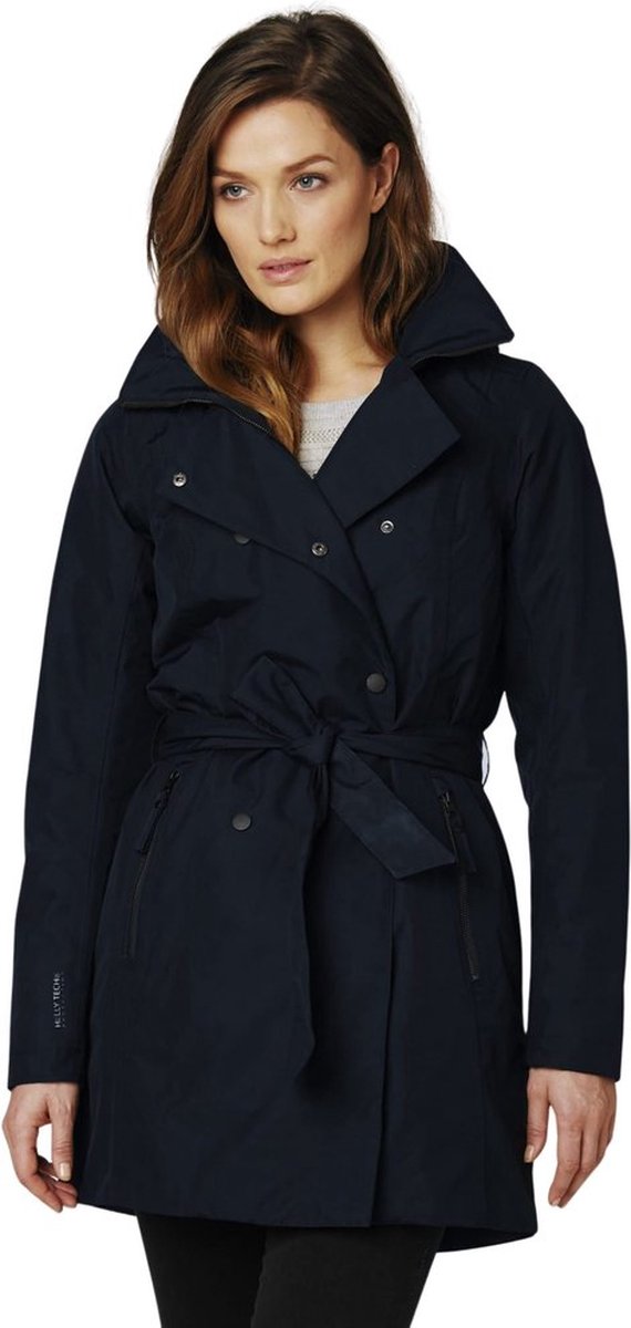 Helly Hansen Welsey II Trench Jas Vrouwen Blauw