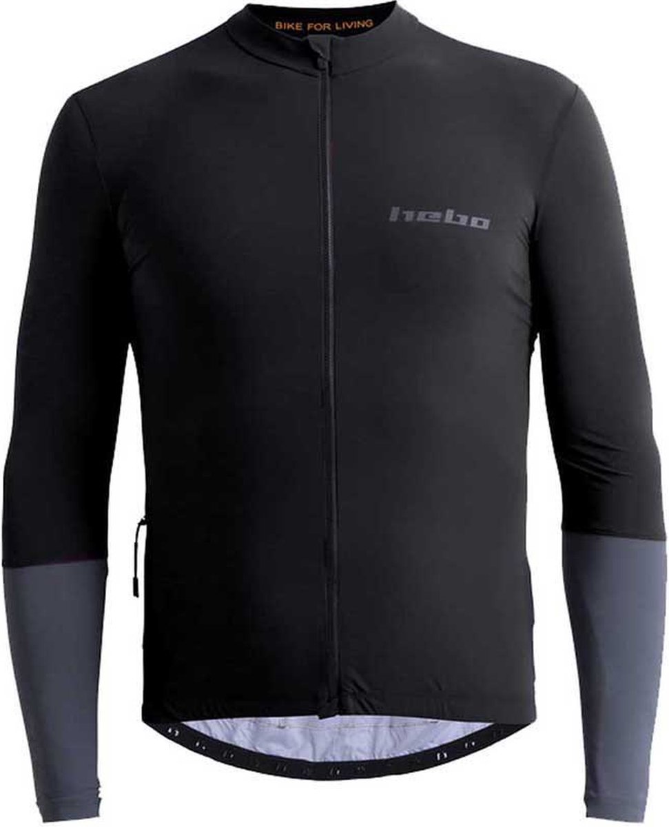 Hebo Volts Jersey Met Lange Mouwen Zwart L Man