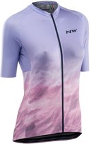 Northwave Air Korte Mouwen Fietsshirt Blauw L Vrouw