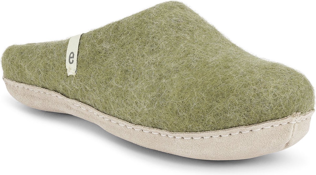 Egos Copenhagen | Dames | Sloffen | Slipper Moss Green | Maat 36