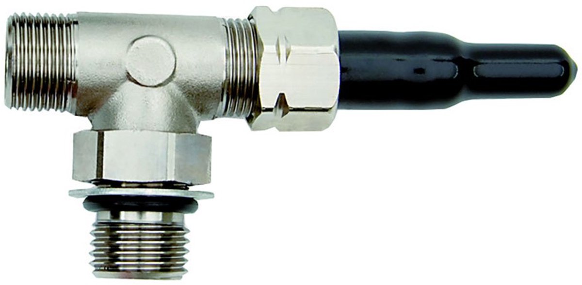 Ultraflex Messing Verniekelde Ontluchtingsconnector Zilver 3/8´´