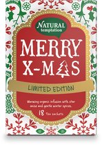 Natural Temptation - Merry Xmas thee - Kerstcadeau - Thee voor Kerst - Christmas - biologische thee voor onder de kerstboom
