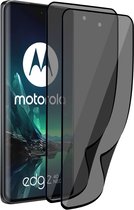 2x Geschikt voor Motorola Edge 40 Neo Screenprotector Privacy - Privacy Beschermglas - Privé GuardCover