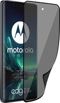 Geschikt voor Motorola Edge 40 Neo Screenprotector Privacy - Privacy Beschermglas - Privé GuardCover