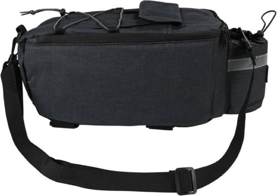 Fietstas Zwart - Koeltas - 7 Liter - Flessenhouder - Klittenband - Polyester van Fietstas — afbeelding 4