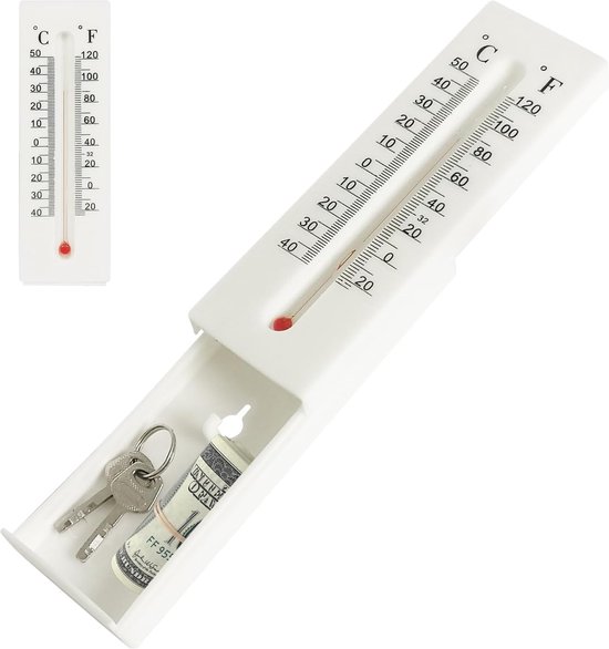 Thermomètre décoratif pour cacher une clé – Rangement secret caché