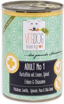 VegDog Adult - Natvoer - 400gr - Veganistisch hondenvoer - Hypoallergeen - Gezond - Duurzaam