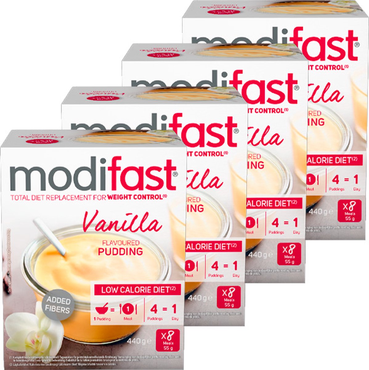 Bol.com Modifast Intensive | Pudding Vanille | 4 Stuks | 4 x 440 g aanbieding