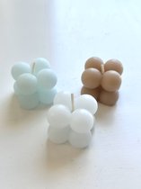 Mini Bubble Candle | Christmas Gift | 25 pieces | 3 Different Color | Home Decor | Bubble Kaarsen | Decoration | Kaars | Wellness Candle | Babyshower | Rituals
