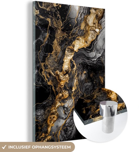MuchoWow© Canvas Schilderij 80x120 cm Kamer Decoratie Woonkamer Schilderijen Slaapkamer Room Decor Wanddecoratie Wall Art Painting Wereldkaart - Verf - Kleurrijk - Graffiti - Wereld