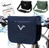 Hoogwaardige & duurzame stuurtas met 7L inhoud | Waterdichte fietstas stuur met magneetsluiting | Vak voor mobiele telefoon