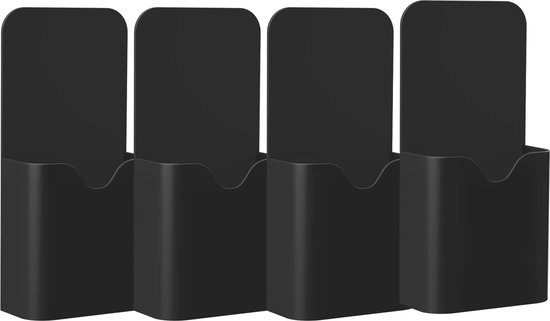 Porte-marqueurs Magnétique Pour 4 Marqueurs Wonday Gris