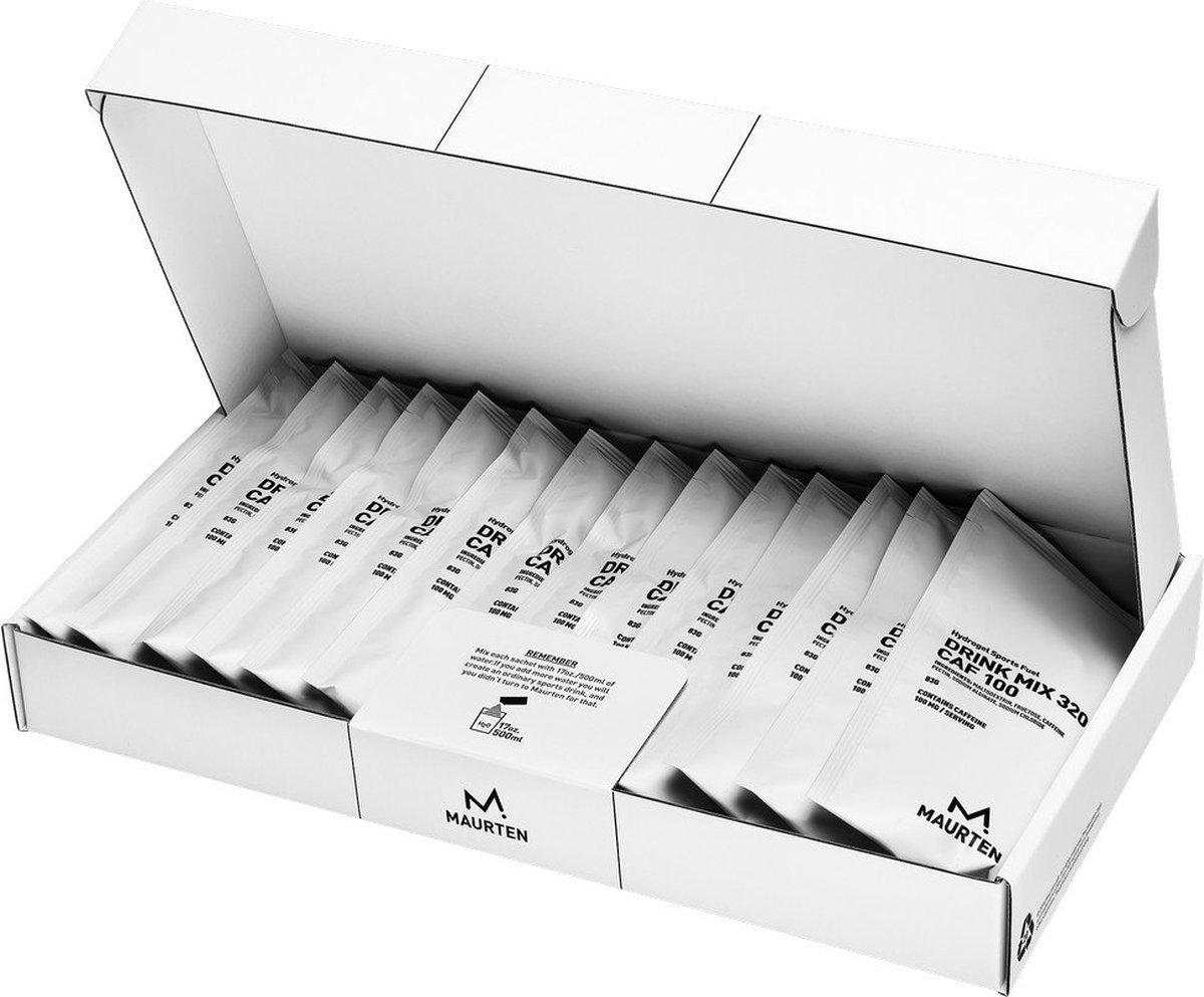 Goedkoopste Maurten | Drink Mix 320 Caf 100 | Duursport Sportdrank | 80 Gram Carbs | | 14 x 80 Gram (Doos)