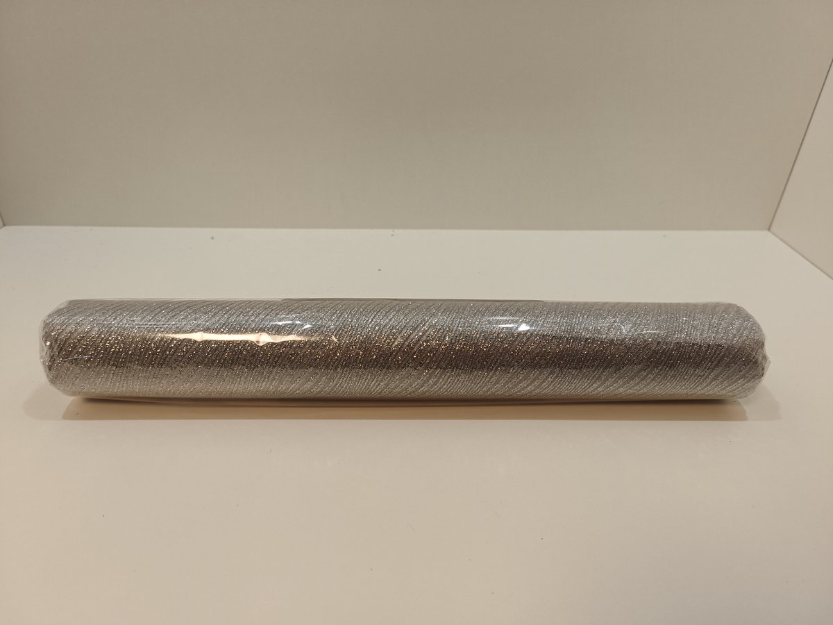 Tafelloper zilver - 30x500 cm - decostof