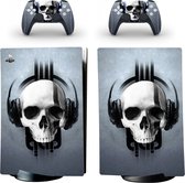 PS5 Digital - Console Skin - Beat Bones - Autocollant PS5 - 1 console et 2 autocollants contrôleur