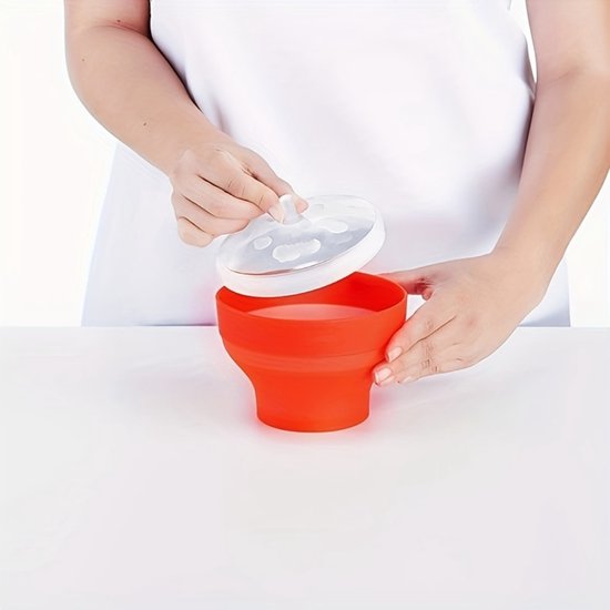 Livano Popcornmakers - Popcornpan - Popcorn Machine - Mini Popcorn Machine - Roze — afbeelding 5
