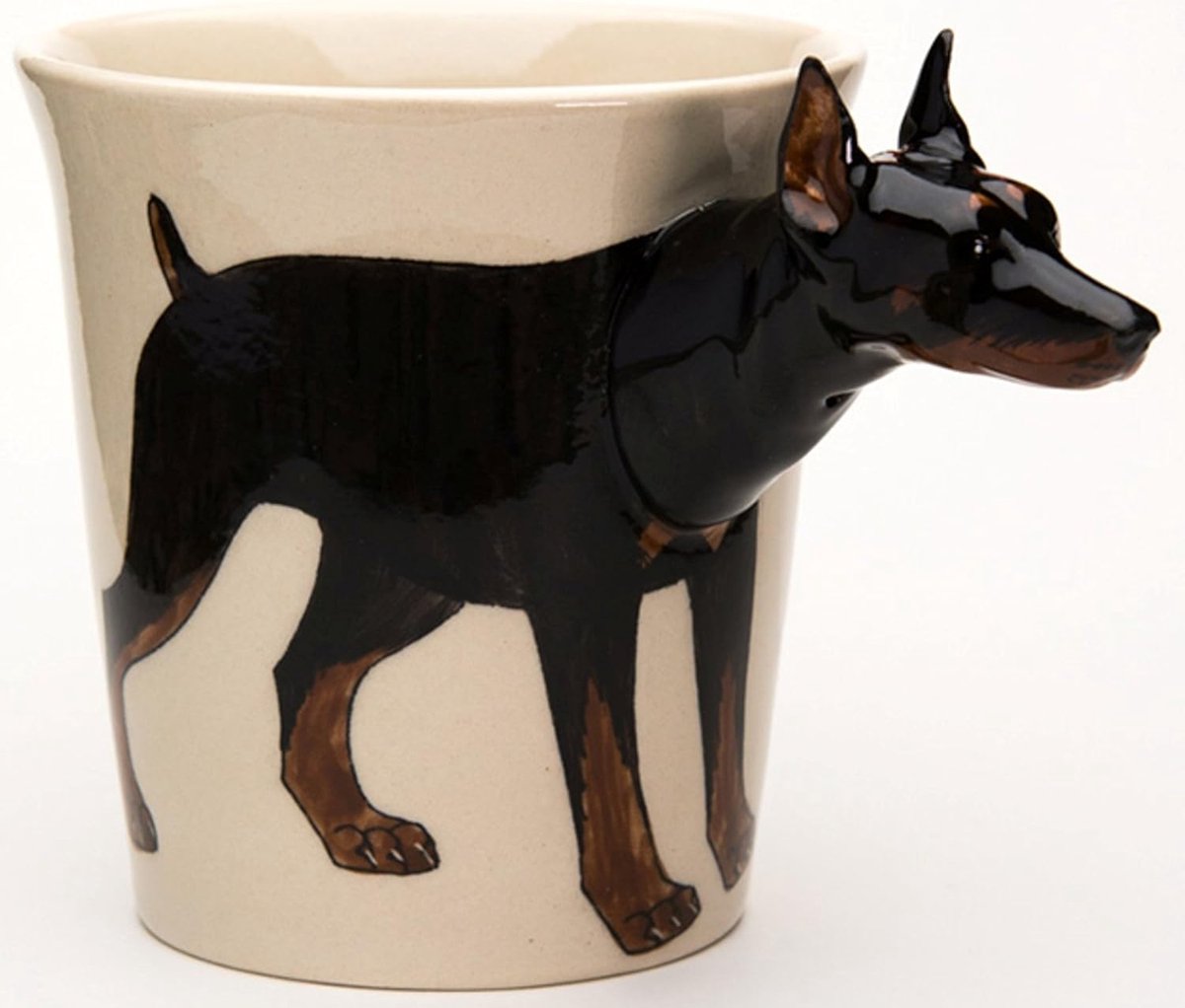 Dier Hond Kat Mok 3D Keramische Mok Beker met Dier Hond Kat Motief Afbeelding