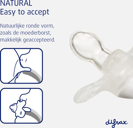 Difrax 20+ Maanden Natural Fopspeen - 1 Stuk van Difrax — afbeelding 3