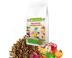Askio Nature Fruitblend 3kg - Parkietenvoer - Papegaaienvoer - Biologisch Vogelvoer -