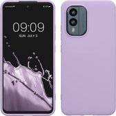 Geschikt voor Nokia X30 5G Zachte Back cover Hoesje - Lavendel
