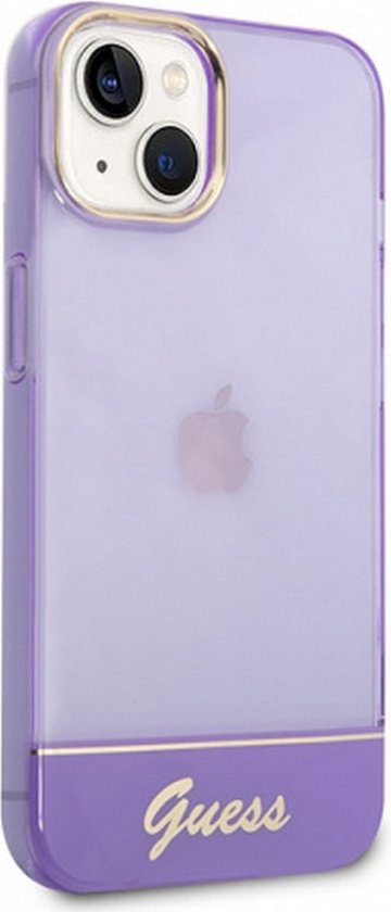 Coque arrière translucide Guess - Apple iPhone 14 Plus (6,7") - Violet