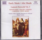 Lamenti Barocchi Vol. 3 - Soloists of the Capella Musicale di S. Petronio, Sergio Vartolo