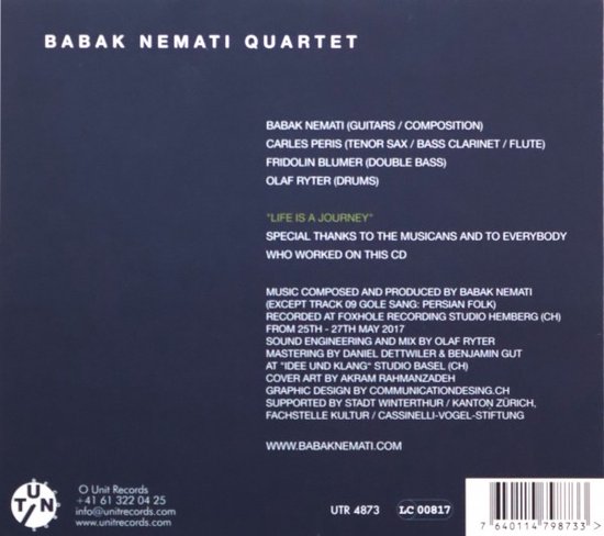 Babak Nemati Quartet: Safar - Die Reise - The J [CD]