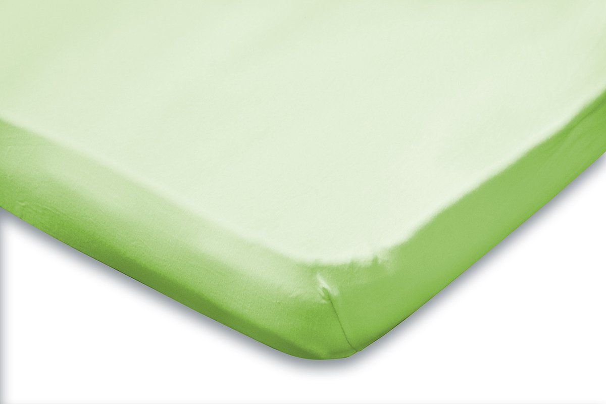 Eleganzzz Hoeslaken Topper Jersey Stretch - Lime - Hoeslaken 180x210/220cm - 200x200cm - Lits Jumeaux - 100% Katoen - Topper - Hoeslakens
