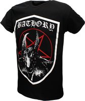 Bathory Shield T-Shirt - Officiële Merchandise