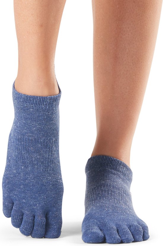ToeSox Low Rise - Antislip Sokken – Navy van ToeSox — afbeelding 2