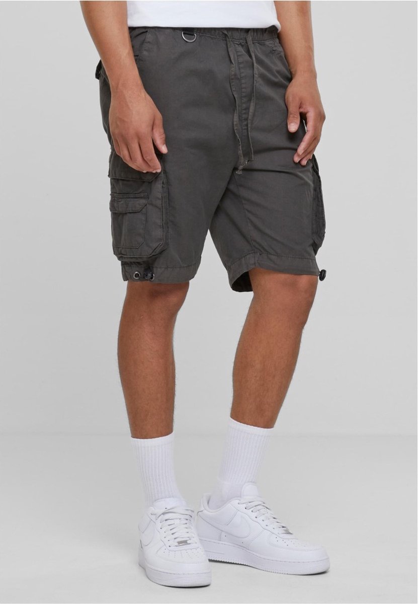 Urban Classics Double Pocket Cargo Korte broek M Grijs