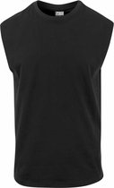 Urban Classics - Open Edge Sleeveless Mouwloos shirt - 4XL - Zwart