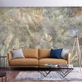 Fotobehangkoning - Behang - Vliesbehang - Fotobehang - Morning Moment - Bladeren - Botanisch - Jungle - 150 x 105 cm