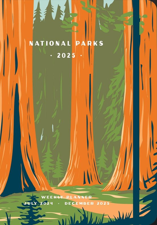 National Parks 2025 Weekly Planner 9781577154204 Boeken bol