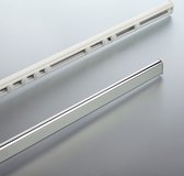 Spirella Surprise - Tringle à rideau de douche - Extensible (125 - 210 CM) - Aluminium Trempé (Aspect Chrome)