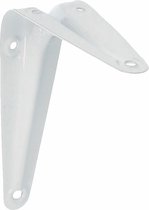 AMIG Plankdrager/planksteun van metaal - gelakt wit - 100 x 125 mm