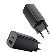 Zazitec ZT-PD65V GaN2 Fast charger 65W USB A / USB Type C Quick Charge 3.0 Power Delivery (Gallium Nitride) - Black
